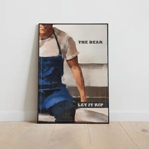 The Bear Poster: Comic Book Chef Print - Movie Room Art
