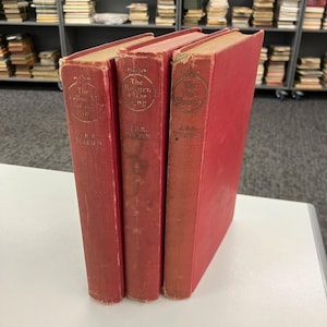 Trilogía de El Señor de los Anillos, tapa dura, primeras ediciones, primeras, segundas y terceras impresiones