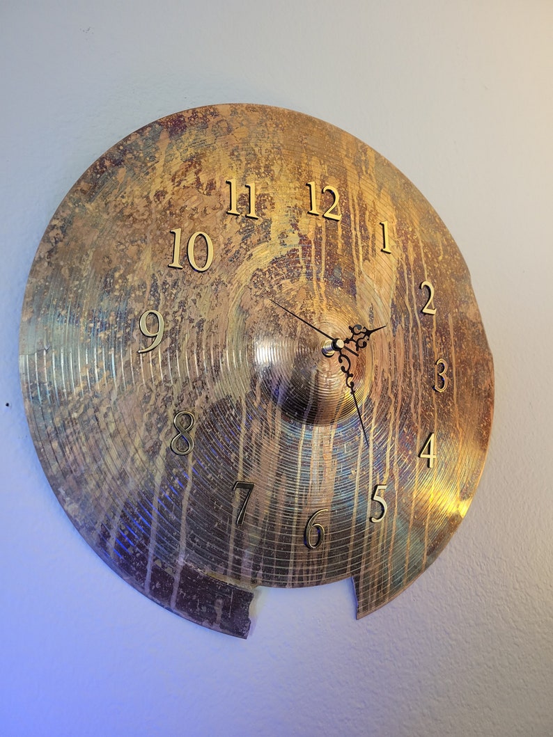 Large Drum Clock - Etsy