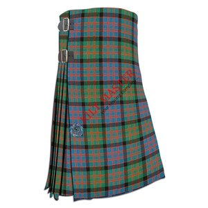 MacDonald Clan Ancient Tartan Kilt for Men - Traditional Scottish Highland Kilt - Custom Made 8 Yard Acrylic Tartan Kilt