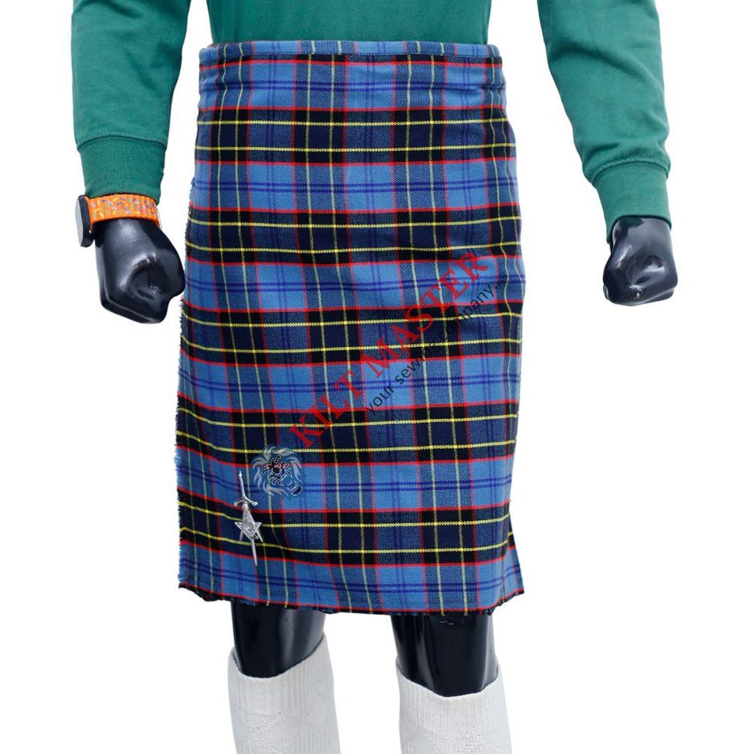US Air Force Tartan Kilt - Handmade 8 Yard Scottish Traditional Kilt ...