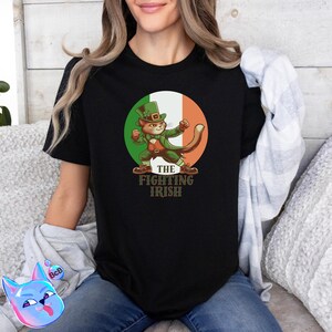 Katze St Patricks Day Png, The Fighting iIrish, Süße Katze Png, Geschenk für Katzenliebhaber, Katzenliebhaber Tassendatei, St Paddys Day Katzengeschenk, digitale Datei