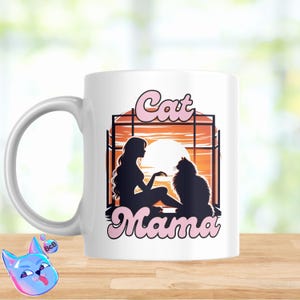Cat Mom Png, Cat Mama Png, Cat Lover Png, Funny mom png, Mothers Day Png, Mother Png, Mama Png, Mama Shirt Png, Trendy Mom Png, Mama Mug Png