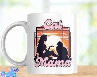 Cat Mom Png, Cat Mama Png, Cat Lover Png, Funny mom png, Mothers Day Png, Mother Png, Mama Png, Mama Shirt Png, Trendy Mom Png, Mama Mug Png