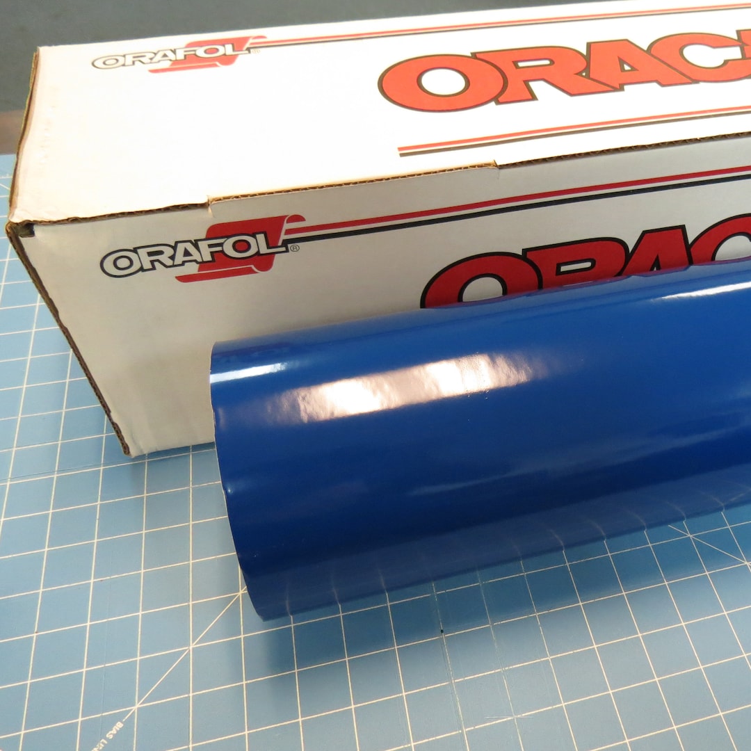 Oracal Permanent Vinyl Roll – 24x10 Feet, Adhesive Backed, For Craft Cutters & Signs