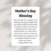 Mother’s Day Blessing Card Printable Christian Mom Card Digital ...