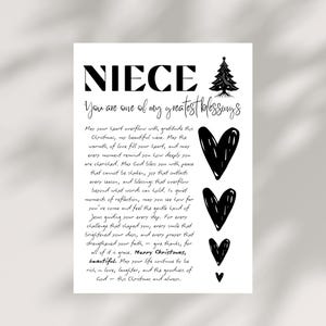 Tarjeta Navidad Sobrina Tarjeta De Navidad Para Sobrina - Diseño Bonito Y Moderno, Tamaño 9x6, De Alta Calidad Tarjeta Moderna Navidad Tarjeta Navidad Sobrina Tarjeta De Navidad Para Sobrina - Diseño Bonito Y Moderno, Tamaño 9x6, De Alta Calidad Tarjeta Moderna Navidad
