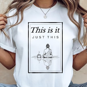 Meditation Shirt, Yoga Shirt, Buddhist Meditation T-Shirt, Yoga Lover Shirt, Zen Art T shirt, Mindfulness T-Shirts, Positive Shirt Gift