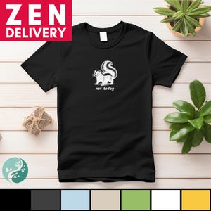 Camiseta divertida para amantes de los zorrillos: linda ilustración de vida salvaje para entusiastas de los animales y fanáticos de la naturaleza