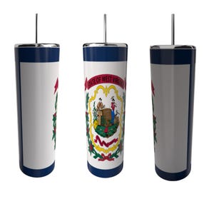 WEST VIRGINIA State FLAG Tumbler