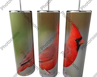 NORTH CAROLINA State BIRD Tumbler - Cardinal