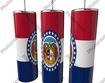 MISSOURI STATE FLAG Tumbler