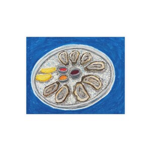 Oysters for Dinner, Shuck,Yea - Künstlerische Postkarten-Bundles mit Umschlägen - Einzigartige Geschenke für den Versand handgefertigter Grüße, Einladungen