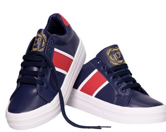 Navy Red White Tennis Mod. 365