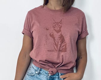 Cat Got Your Tongue T-shirt, Funny Cat Meme Tee