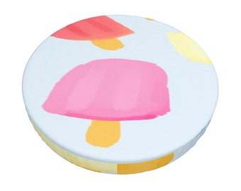 Protects and adds a pop of color to your chairs with this stylish chair cover.