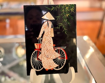 ヴィンテージ額入り中国貝殻アート 鳥 花 風景 - Etsy 日本