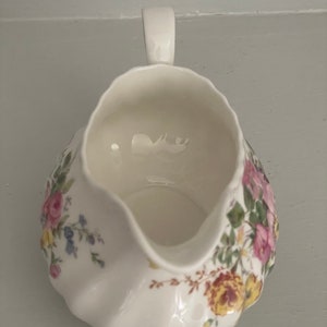 Vintage Royal Doulton Arcadia Milk/Creamer Jug Floral, England English Fine Bone China image 4