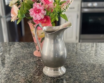 Jarra de água vintage banhada a prata: Jarra de servir água