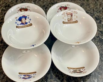 Vintage Collection of  Commemorative Bowls Washington Pottery-Hanley England