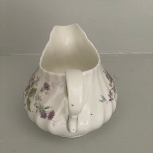 Vintage Royal Doulton Arcadia Milk/Creamer Jug Floral, England English Fine Bone China image 5