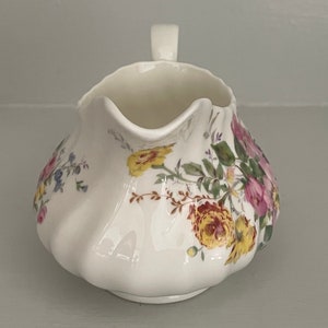 Vintage Royal Doulton Arcadia Milk/Creamer Jug Floral, England English Fine Bone China image 9