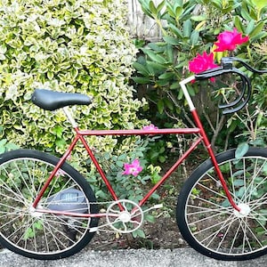 Metal Bicycle  Pedestal Hand-Crafted Wall Art, Vintage Bicycle Art Cycling Themed Decor Living Room Office. Den Decor