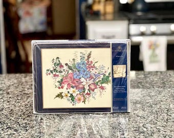 Vintage Pimpernel Cork Back Placemats - New in Package- Set of 6 Made in England