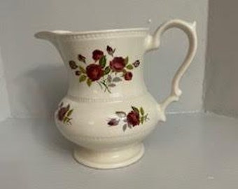 Vintage Lord Nelson Pottery Krug / Vase Blumenmuster 13,5 cm England