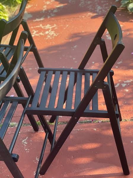 IKEA TERJE 木製折りたたみチェア 3脚セット IKEA Terje 折りたたみチェア 3脚セット：持ち運び可能な無垢材