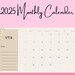 Printable Calendar 2025 Monthly Planner 2025 Minimalist Download ...