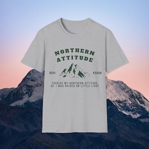 Northern Attitude Noah Kahan Unisex T-Shirt - Stick Season Album Design - Graphic Tee