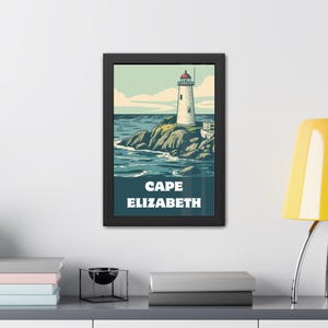 Noah Kahan Cape Elizabeth Framed Poster