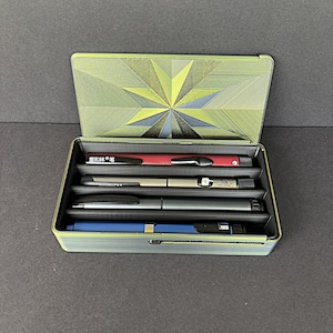 Pen Case 4 pens Injection Pens Peptides Diabetes Travel Fridge Slim Locking Slide Top