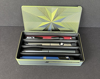 Pen Case 4 pens Injection Pens Peptides Diabetes Travel Fridge Slim Locking Slide Top