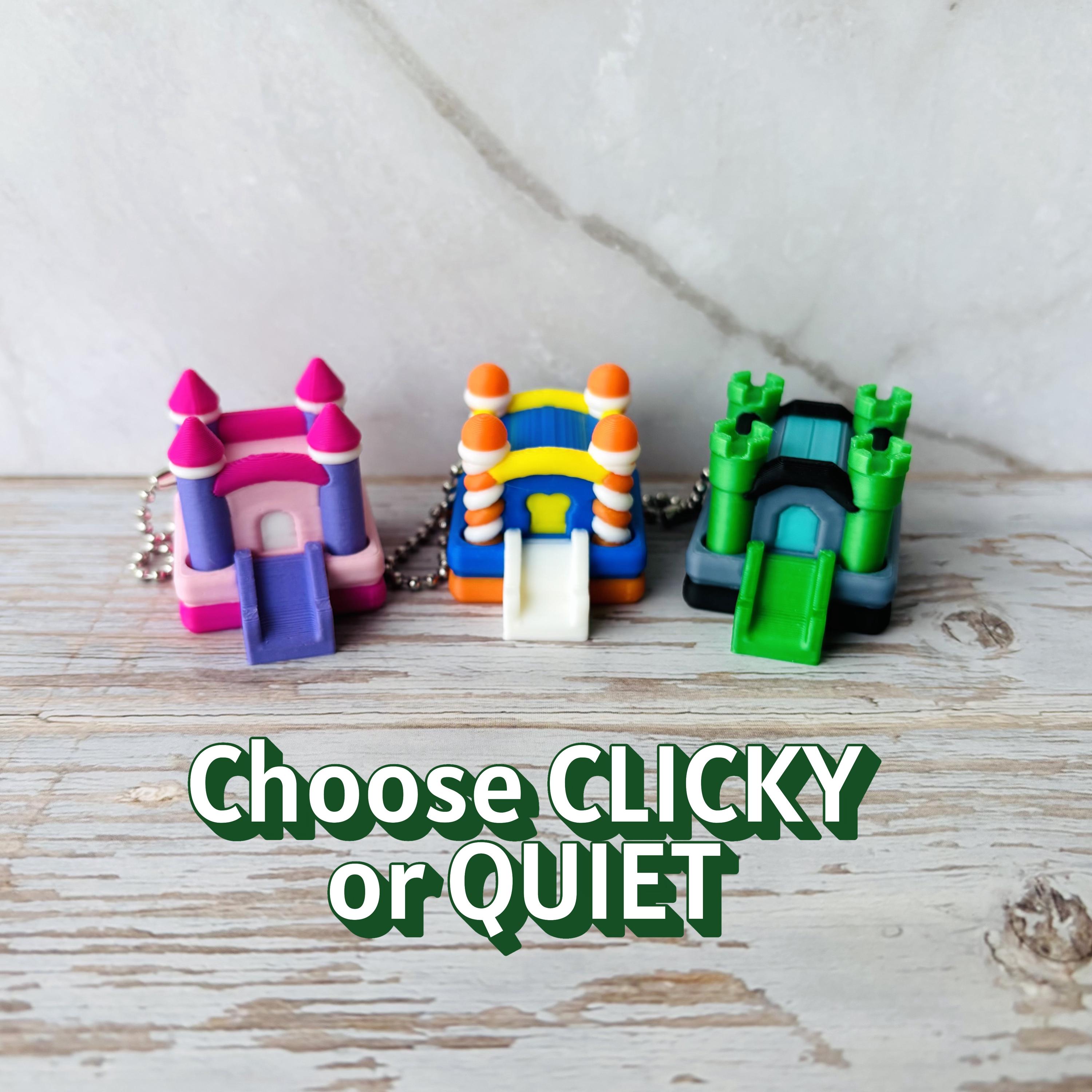 Bouncy House Fidget Clicker Keychain - Etsy