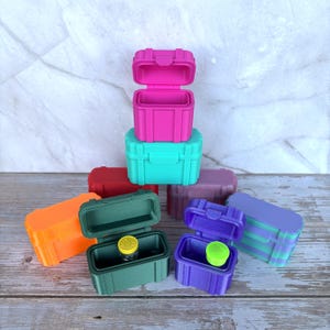 Tiny Peptide 3ml vial Storage Box for Travel, Shipping, Fridge