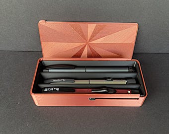 Pen Case 3 pens Injection Pens Peptides Diabetes Travel Fridge Slim Locking Slide Top