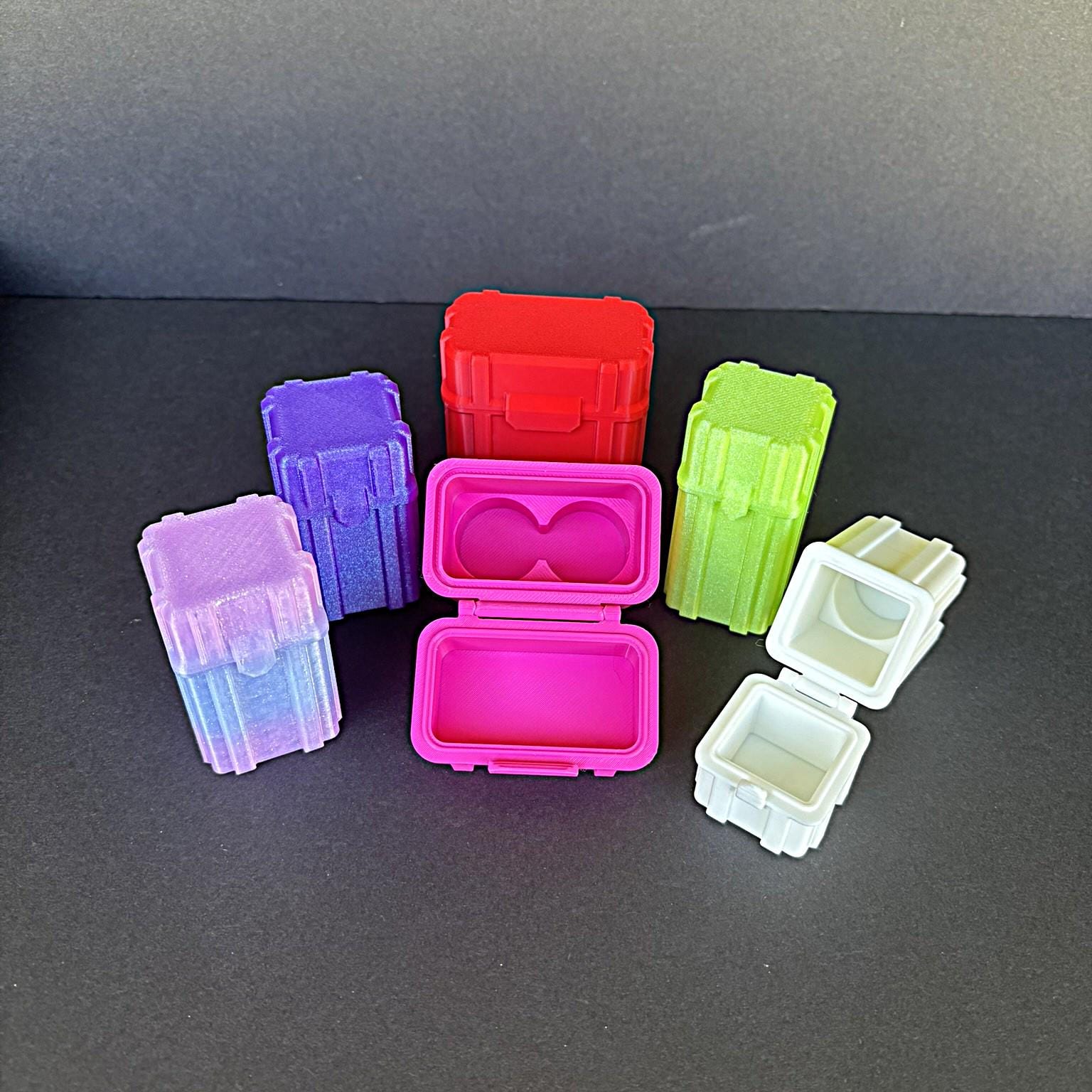 thumbnail image 2 of Get Organized! 10-Pack Of Small Clear Plastic Storage Boxes – Perfect For Jewelry, Pills, Or Crafts 2 of 6