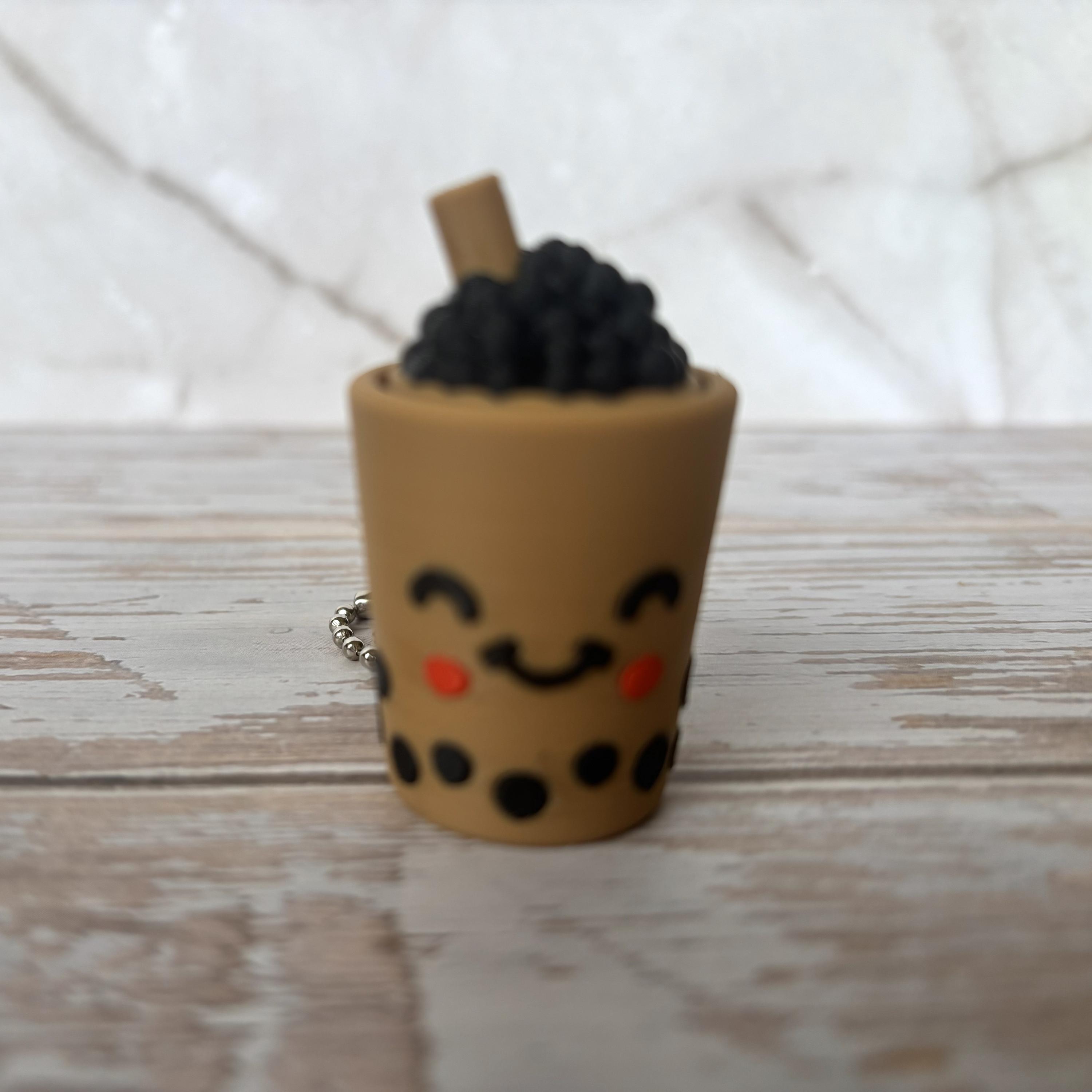 Boba Tea Fidget Clicker Keychains - Etsy