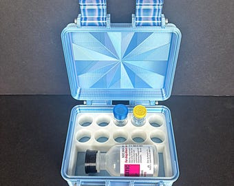 Peptide Storage Box - Case - Stores: 8 X Peptide Vials and 10ml / 30ml BAC  Water Vials - Peptides / Reta / GHK / CJC - Etsy