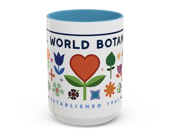 It's a Small World Subtle Disney Inspired Mug from Magic Kingdom Ride in Disney Park Floral Cup for Disney Fan with Retro Flower Drinkware