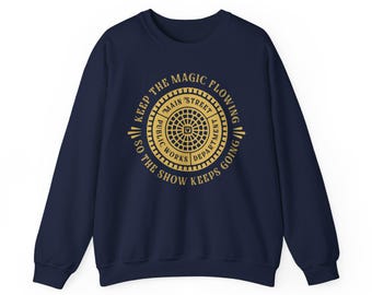 Main Street Public Works Dept Crewneck from Disney World Magic Kingdom Subtle Sweatshirt for Disney Fan of Geometric Circle Longsleeve