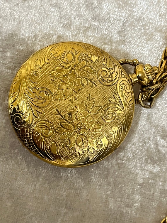 1928 Collection Gold Tone Pendant Watch