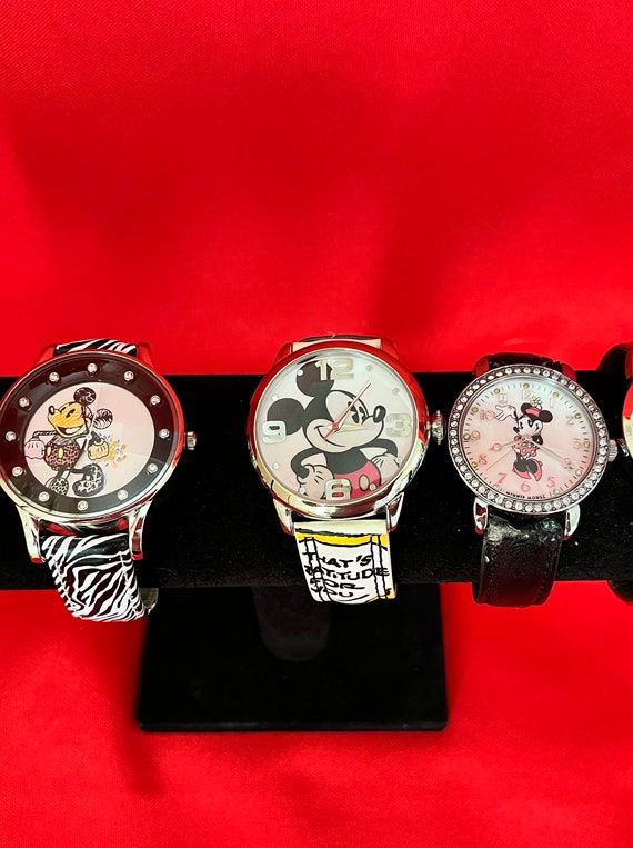 Collectible Disney Mickey and Minnie Watches - Set