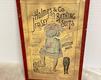 Vintage Holmes & Co. Jersey Bathing Suits Print Ad