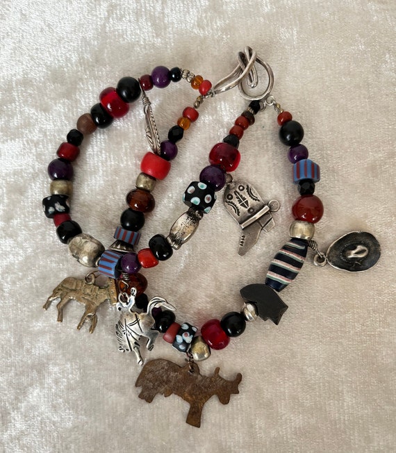 Handmade Western Charm Bracelet for your special cowgirl!