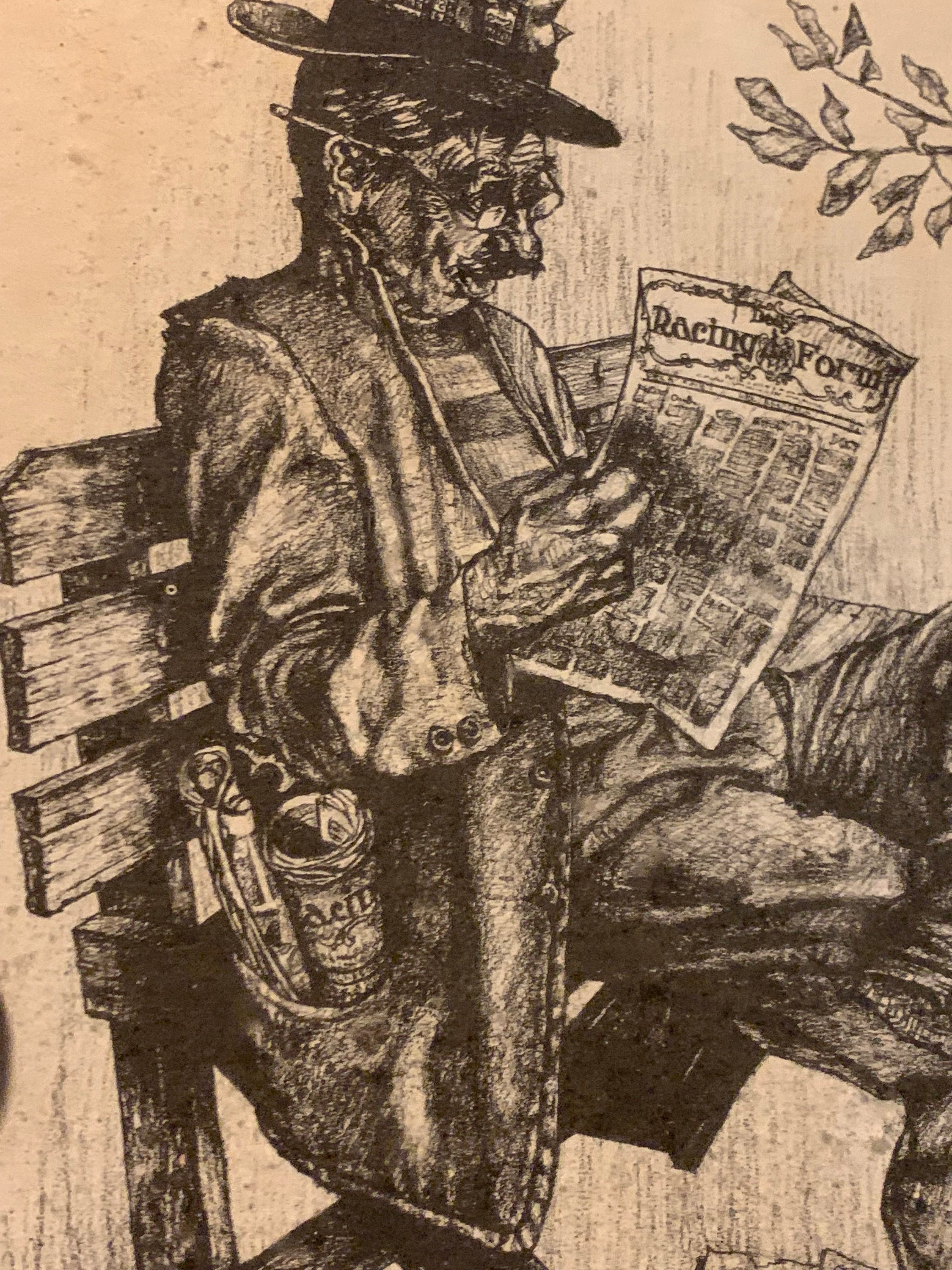 Vintage 1971 Wall Street Journal HOBO Illustrations: WSJ