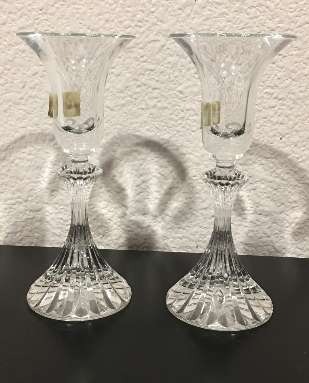 Set of 2 MIKASA the Ritz Candleholders Candlesticks ORIG LABEL ...