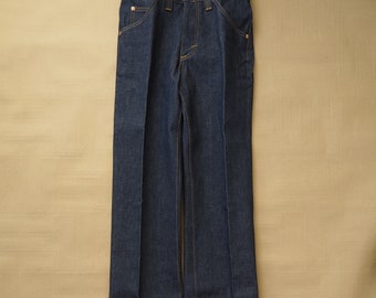 Lot De 6 Paires De Jeans Lee Raw Denim Vintage Années 70 - Taille 32x33 - Deadstock Neuf Avec étiquettes - Fabriqué USA